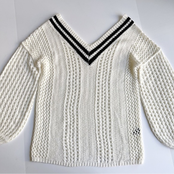 Vici University Open Knit Sweater - Picture 4 of 10